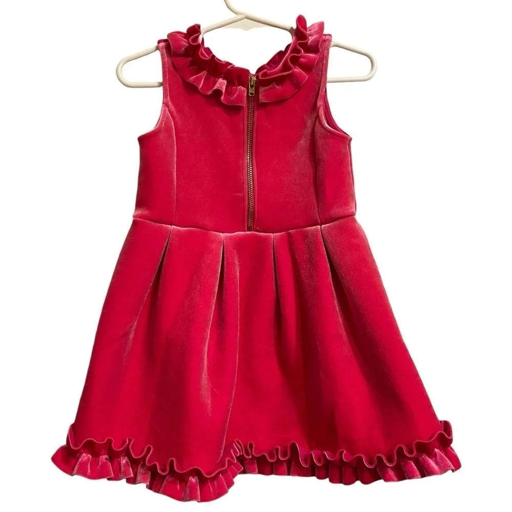 Genuine Kids From OshKosh Toddler Girls Scuba A-Line Dress Pink 3T